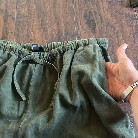 Eileen Fisher Olive Wide Leg Pants & Jumpsuit Set - Picture 12 of 12